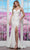 Colors Dress 3410 - Embroidered Mermaid Prom Dress Evening Dresses 0 / Off White