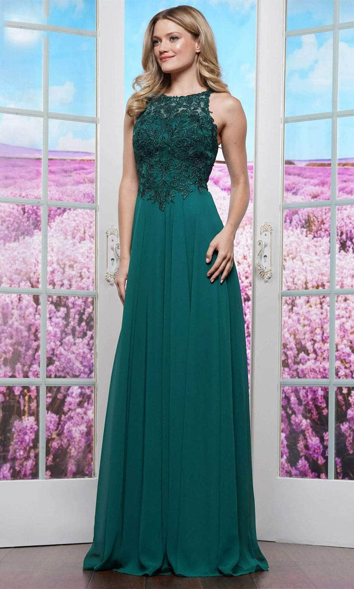 Colors Dress 3440 - Sleeveless Applique Prom Dress Special Occasion Dress