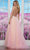 Colors Dress 3497 - Sequin Appliqued Plunging Neck Prom Dress Prom Dresses