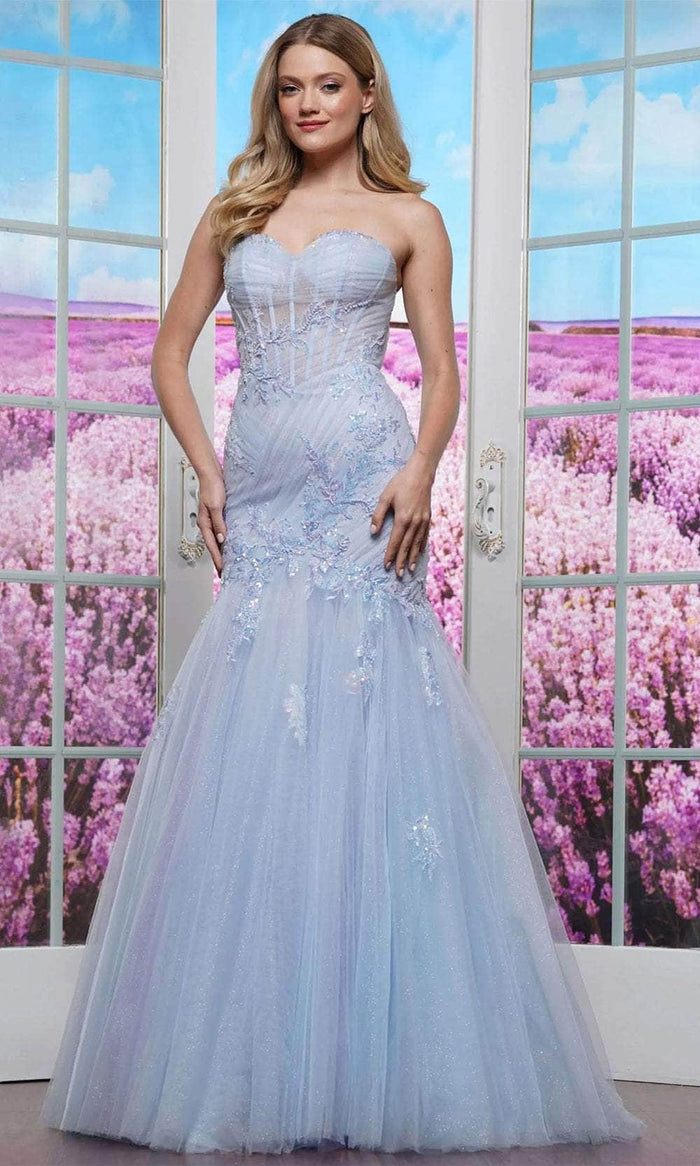 Colors Dress 3529 - Embroidered Mermaid Prom Dress Special Occasion Dress