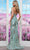 Colors Dress 3537 - Illusion Cutout Plunged Neckline Prom Gown Prom Dresses