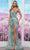 Colors Dress 3537 - Illusion Cutout Plunged Neckline Prom Gown Prom Dresses