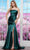 Colors Dress 3541 - Straight Neck Ruched Bodice Prom Gown Prom Dresses