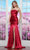 Colors Dress 3541 - Straight Neck Ruched Bodice Prom Gown Prom Dresses