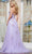 Colors Dress 3575 - Floral Embroidered Tulle A-Line Prom Gown Special Occasion Dress