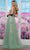 Colors Dress 3575 - Floral Embroidered Tulle A-Line Prom Gown Special Occasion Dress