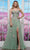 Colors Dress 3575 - Floral Embroidered Tulle A-Line Prom Gown Special Occasion Dress