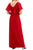 Connected Apparel T1312927M1 - Short Flutter Sleeve Evening Dress Special Occasion Dress