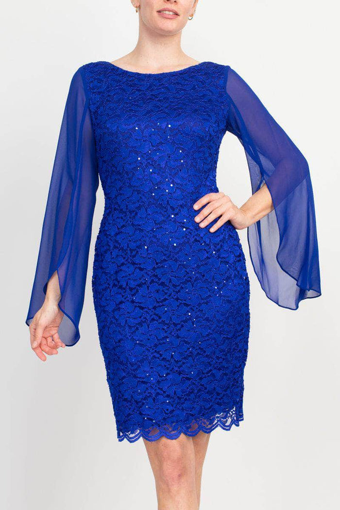 Connected Apparel TBM21590M1 - Split Sleeves Lace Dress Special Occasion Dress