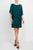 Connected Apparel TDD71311M1 - Split Cape Floral Lace Cocktail Dress Special Occasion Dress
