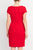 Connected Apparel TJE47514M1 - Notched Neck Sheath Dress Special Occasion Dress