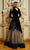 Cristallini SKA1113 - Velvet High Neck Evening Dress Evening Dresses 2XL / Black