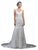 Dancing Queen 0045 - Sleeveless V-Neck Wedding Gown Special Occasion Dress