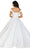 Dancing Queen 0107 - Off-Shoulder Lace-Up Back Ballgown Quinceanera Dresses