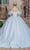 Dancing Queen 0228 - Cold Shoulder Embroidered Ballgown Quinceanera Dresses