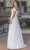 Dancing Queen 0261 - 3D Floral Embellished A-Line Wedding Dress Wedding Dresses