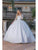 Dancing Queen 0264 - Embroidered Sheer Long Sleeve Ballgown Special Occasion Dress