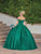 Dancing Queen - 1501 Floral Appliqued Corset Ballgown Ball Gowns