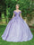 Dancing Queen - 1527 Beaded Floral Appliqued Off Shoulder Ballgown Quinceanera Dresses