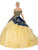 Dancing Queen - 1529 Embroidered Sweetheart Ruffled Ballgown Quinceanera Dresses XS / Navy