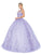 Dancing Queen - 1546 Bead-Garlanded Embroidered Bodice Ballgown Quinceanera Dresses XS / Lilac