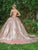 Dancing Queen - 1558 Sequin V-Neck Ballgown Quinceanera Dresses