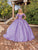 Dancing Queen 1804 - Bow Sequin Quinceanera Ballgown Quinceanera Dresses XS / Lilac