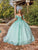 Dancing Queen 1804 - Bow Sequin Quinceanera Ballgown Quinceanera Dresses XS / Mint