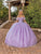 Dancing Queen 1829 - Feather Fringed Ballgown Ball Gowns