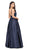 Dancing Queen - 2228 Beaded Bateau Pleated Prom Gown Prom Dresses