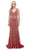 Dancing Queen 2391 - Geometric Beaded Long Gown Evening Dresses