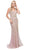 Dancing Queen 2391 - Geometric Beaded Long Gown Evening Dresses