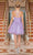 Dancing Queen 3289 - Sleeveless Sweetheart Neck Cocktail Dress Cocktail Dresses M / Lilac