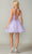 Dancing Queen 3350 - Butterfly Applique Cocktail Dress Special Occasion Dress