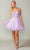 Dancing Queen 3352 - Embroidered Bodice Cocktail Dress Homecoming Dresses XS / Lilac