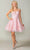 Dancing Queen 3359 - Sequin A-Line Cocktail Dress Special Occasion Dress XS / Pink