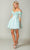 Dancing Queen 3363 - Bow Sleeve Cocktail Dress Special Occasion Dress XS / Mint