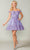 Dancing Queen 3366 - Butterfly Detail Cocktail Dress Special Occasion Dress XS / Lilac