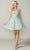 Dancing Queen 3366 - Butterfly Detail Cocktail Dress Special Occasion Dress XS / Sage