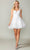 Dancing Queen 3377 - Applique V-Neck Cocktail Dress Special Occasion Dress