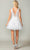 Dancing Queen 3377 - Applique V-Neck Cocktail Dress Special Occasion Dress