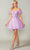 Dancing Queen 3379 - Puff Sleeve Tulle Cocktail Dress Special Occasion Dress