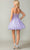 Dancing Queen 3382 - Sheer Corset Cocktail Dress Special Occasion Dress