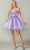 Dancing Queen 3388 - Applique Off Shoulder Cocktail Dress Special Occasion Dress XS / Lilac