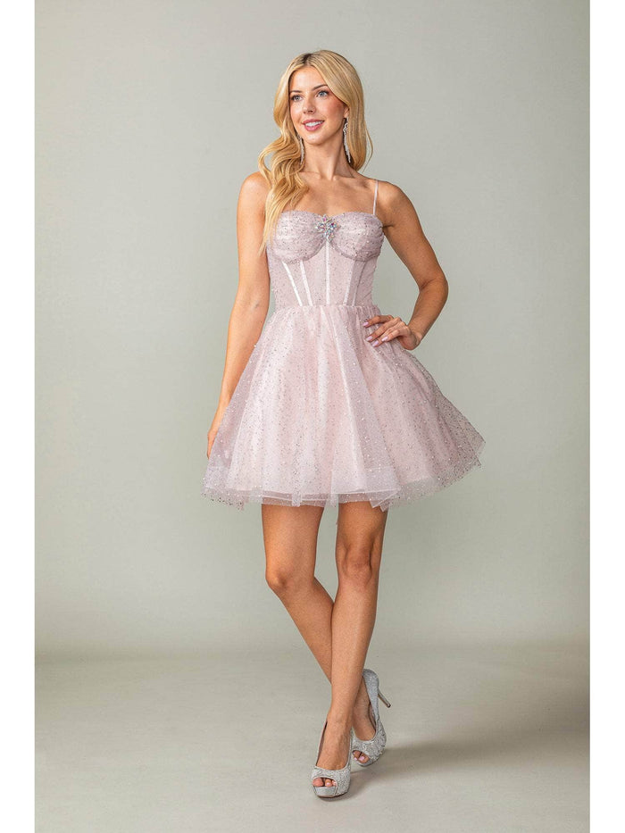 Dancing Queen 3389 - Sparkly Tulle Cocktail Dress Special Occasion Dress