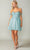 Dancing Queen 3392 - Fringed Off Shoulder Cocktail Dress Special Occasion Dress XS / Sage