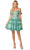 Dancing Queen 3400 - Tiered Off Shoulder Cocktail Dress Special Occasion Dress XS / Sage