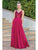 Dancing Queen - 4238 Off Shoulder A-Line Evening Dress Prom Dresses XS / Burgundy