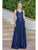 Dancing Queen - 4238 Off Shoulder A-Line Evening Dress Prom Dresses XS / Navy