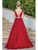 Dancing Queen 4245 - Embroidered Bateau Neck Prom Dress Prom Dresses